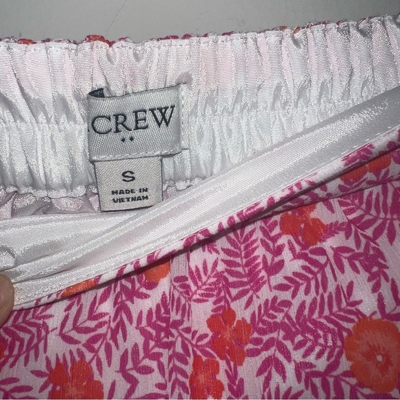 J.Crew Pink and Orange Floral Tiered Mini Skirt - Picture 3 of 7